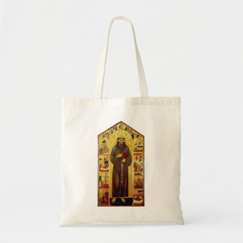 Saint Francis of Assisi Medieval Iconography Tote Bag