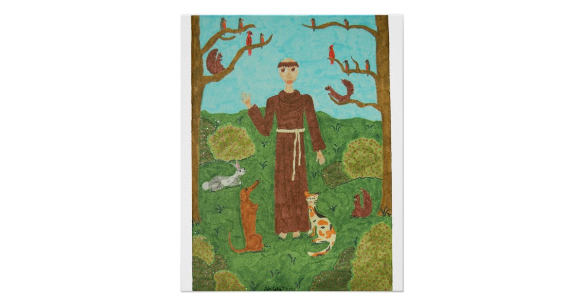 Saint Francis of Assisi Poster | Zazzle