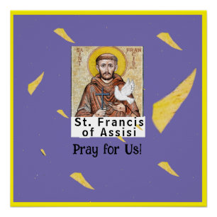 Saint Francis of Assisi Poster