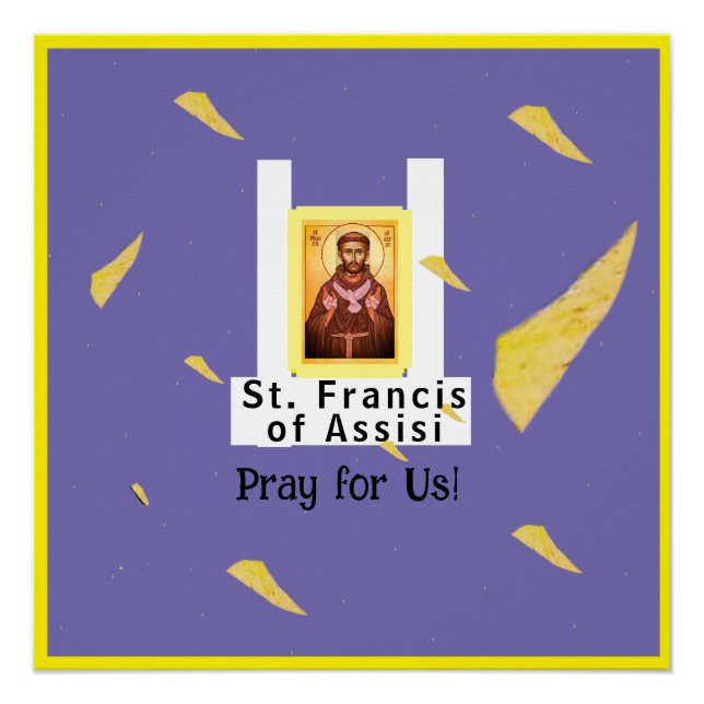 Saint Francis of Assisi Poster (Front)
