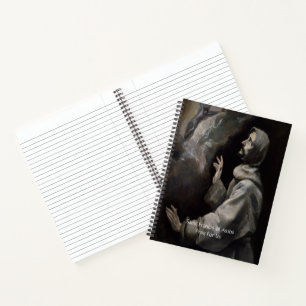 Saint Francis of Assisi Serenity Prayer Notebook