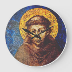 Saint Francis of Assisi The Canticle of Creation Large Clock