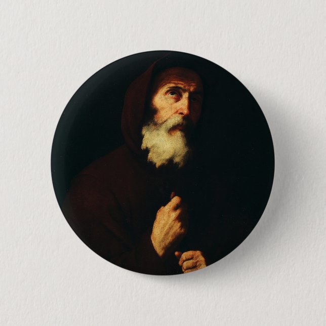 Saint Francis of Paola Button (Front)
