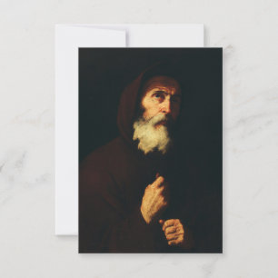 Saint Francis of Paola Holy Card