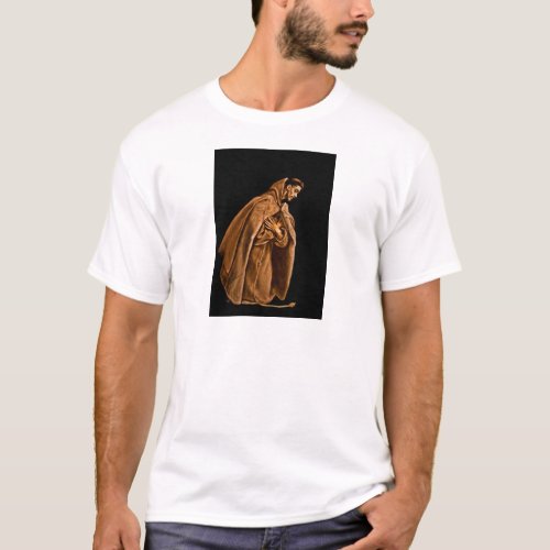 Saint Francis on His Knees T_Shirt
