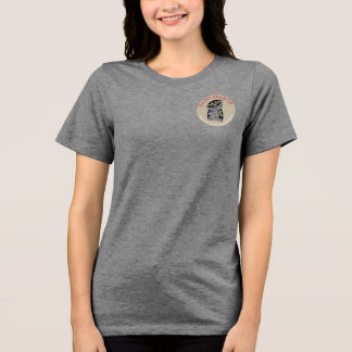 Saint Francis Parish Logo T-Shirt (Dark Women) Tri-Blend Shirt