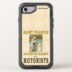SAINT FRANCIS (Patron Saint of Motorists) OtterBox Defender iPhone SE/8/7 Case