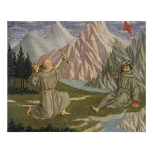 Saint Francis Receiving the Stigmata c 1445_50 Poster