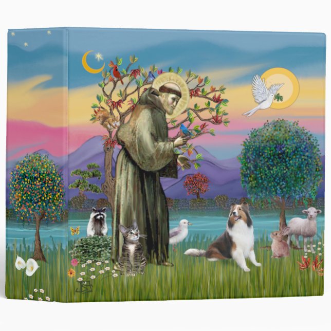 Saint Francis - Sheltie (L2) Binder (Front/Spine)