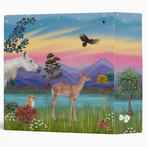 Saint Francis _ Sheltie L3 3 Ring Binder