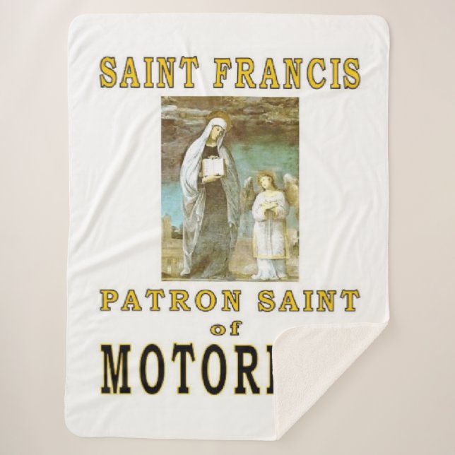 SAINT FRANCIS SHERPA BLANKET (Front)