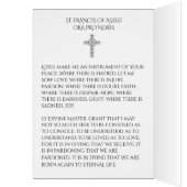 Saint Francis | Stained Glass | Peace Prayer Cards (Inside (Left))
