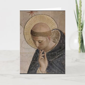 Saint Francis With Head Bowed Card by dmorganajonz at Zazzle