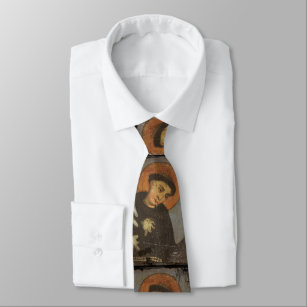 Saint  Francis with Lilies Neck Tie