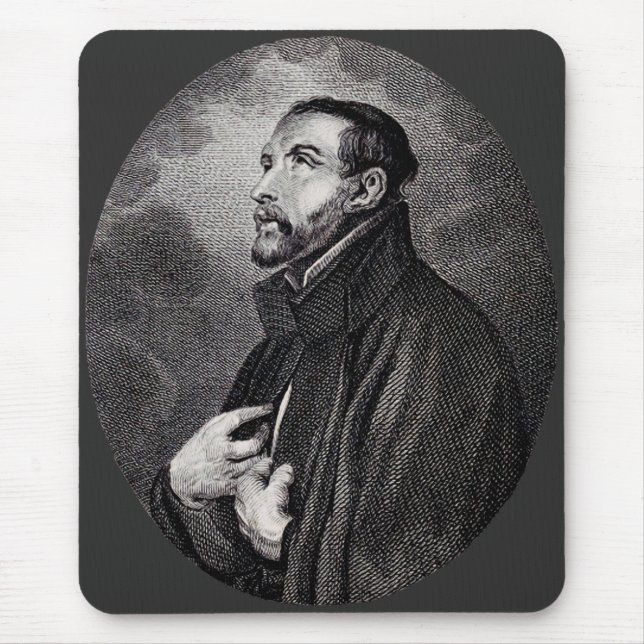 Saint Francis Xavier Apostolic Zeal Art Mouse Pad (Front)