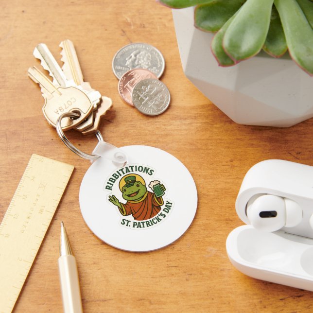 Saint Frog St.Patrick's Day Keychain (Desk)