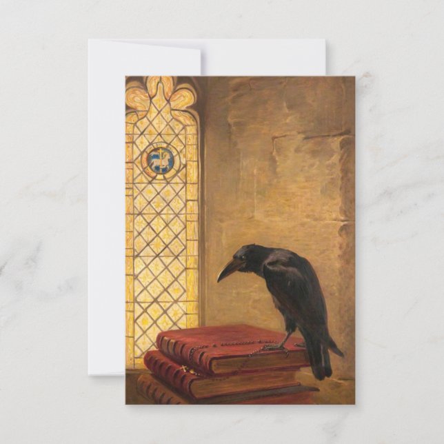 Saint From Jackdaw Of Rheims Raven Briton Riviere Save The Date (Front)