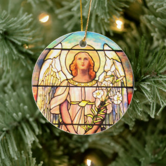 Saint Gabriel Ceramic Ornament