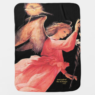 Saint Gabriel the Archangel Baby Blanket