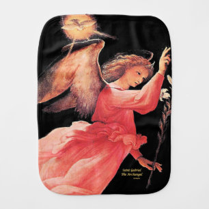 Saint Gabriel the Archangel Baby Burp Cloth