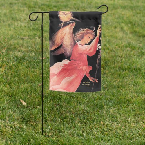 Saint Gabriel the Archangel Garden Flag