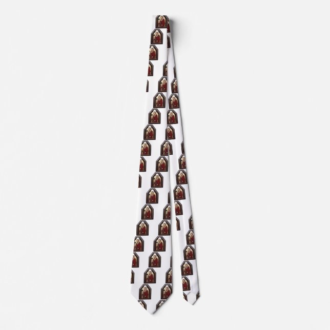 SAINT GALGANO / LEGEND OF THE SWORD IN THE ROCK NECK TIE (Front)