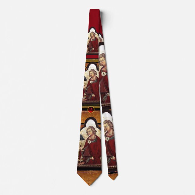 SAINT GALGANO / LEGEND OF THE SWORD IN THE ROCK NECK TIE (Front)