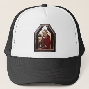 SAINT GALGANO / LEGEND OF THE SWORD IN THE ROCK TRUCKER HAT
