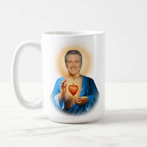 Saint Gavin Newsom Prayer Coffee Mug