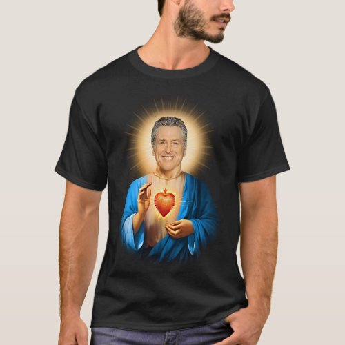 Saint Gavin Newsom Prayer T_Shirt