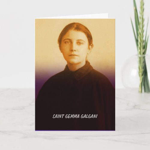 SAINT GEMMA GALGANI CARD