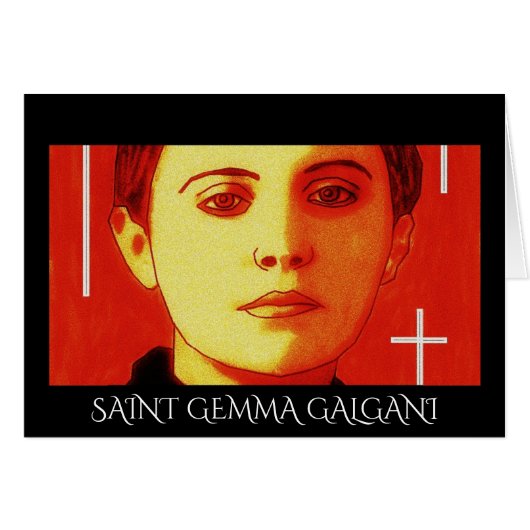 SAINT GEMMA GALGANI CARDS (Front Horizontal)