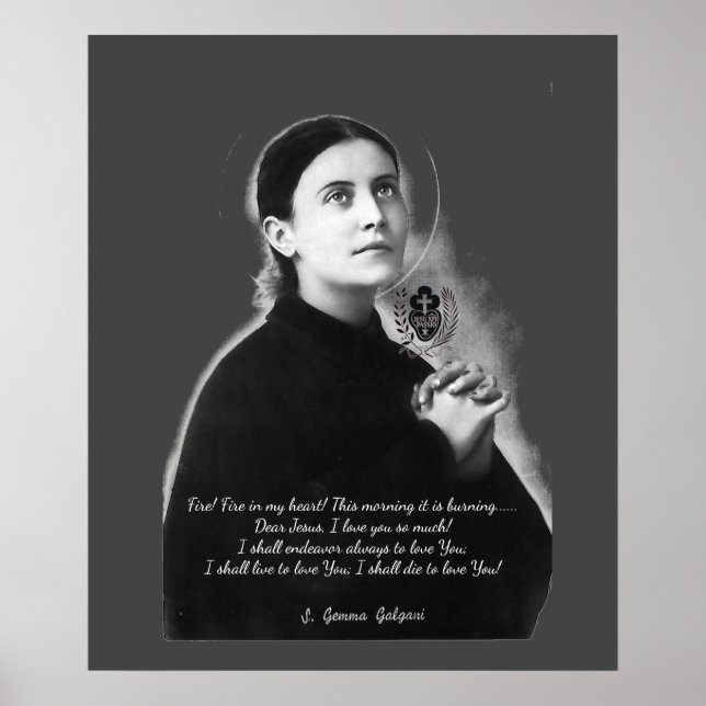 SAINT GEMMA GALGANI POSTER (Front)