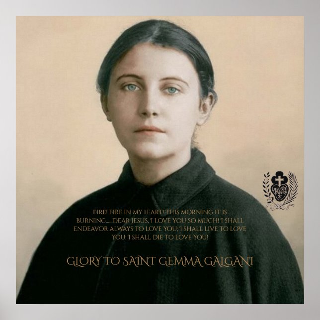 SAINT GEMMA GALGANI POSTER (Front)
