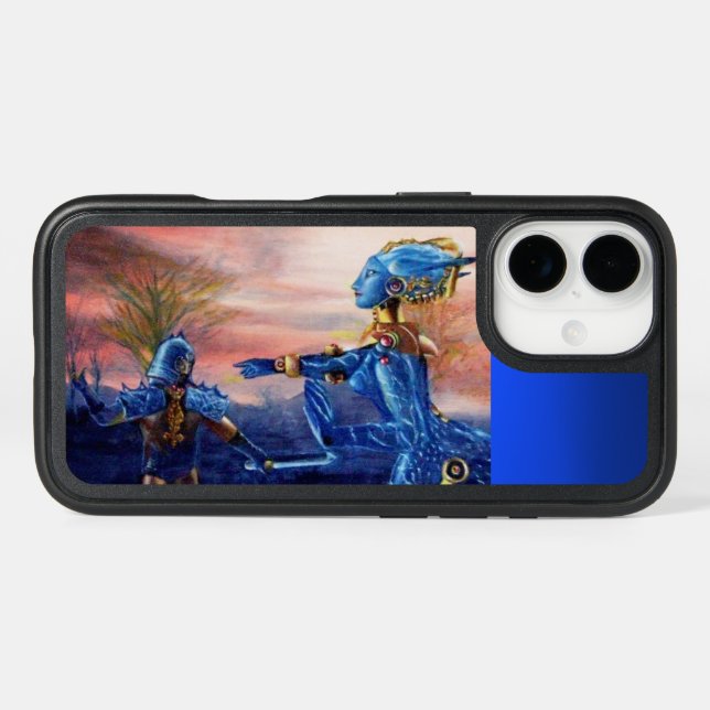 SAINT GEORGE AND ALIEN DRAGON Blue Otterbox iPhone Case (Back Horizontal)