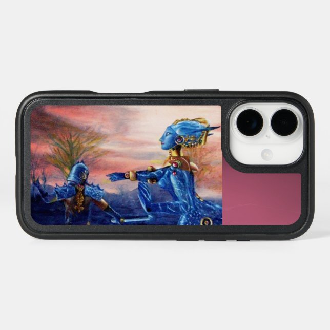 SAINT GEORGE AND ALIEN DRAGON iPhone CASE (Back Horizontal)