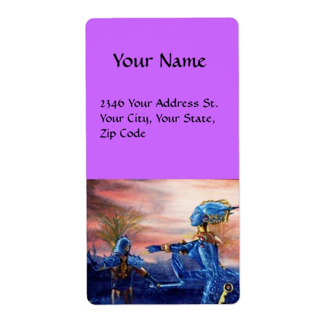 SAINT GEORGE AND ALIEN DRAGON LABEL (Front)