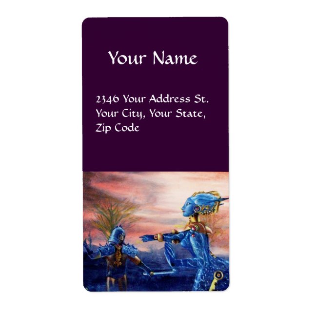 SAINT GEORGE AND ALIEN DRAGON LABEL (Front)