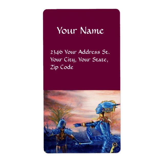 SAINT GEORGE AND ALIEN DRAGON LABEL (Front)