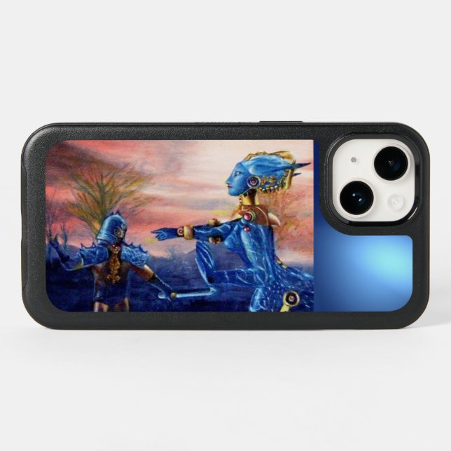 SAINT GEORGE AND ALIEN DRAGON  OTTERBOX iPhone CASE (Back Horizontal)