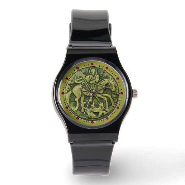 SAINT GEORGE AND DRAGON MEDALLION WATCH (Front)