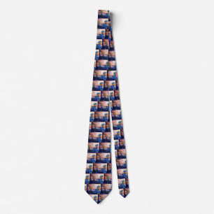SAINT GEORGE AND DRAGON NECK TIE