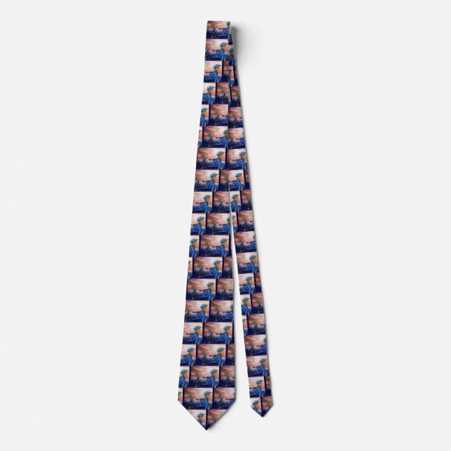 SAINT GEORGE AND DRAGON NECK TIE (Front)