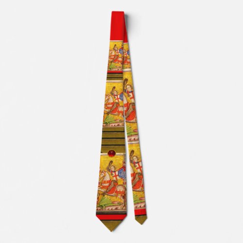 SAINT GEORGE AND DRAGON Ruby Neck Tie