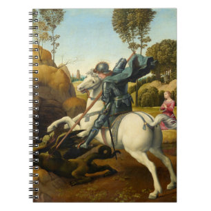 Saint George and the Dragon, 1506 by Raphael Notebook