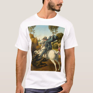 Saint George and the Dragon, 1506 by Raphael T-Shirt