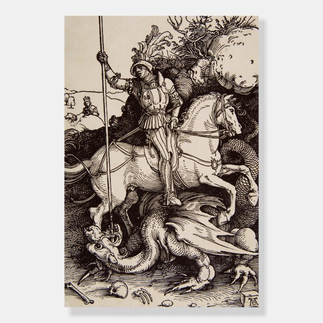 Saint George and the Dragon by Durer Foam Board (Front)