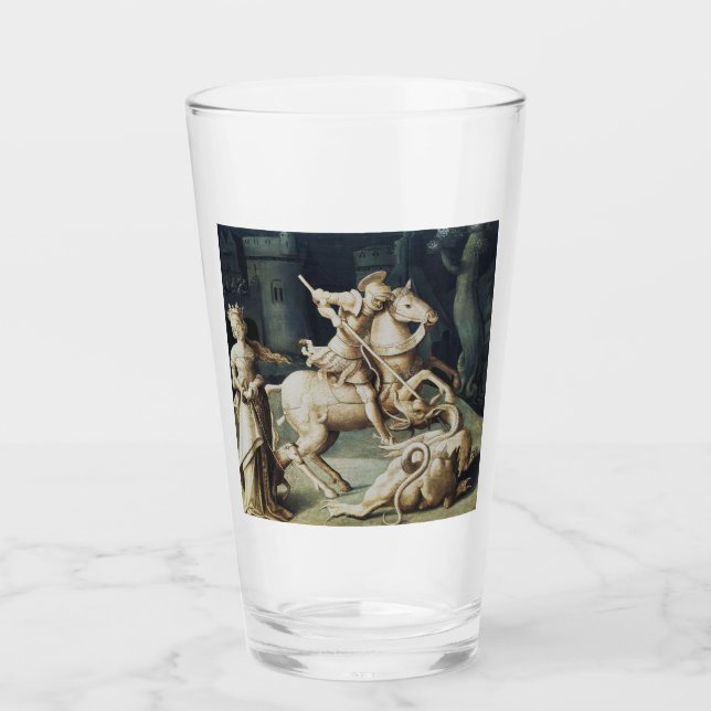 Saint George and the Dragon  Glass (Front)