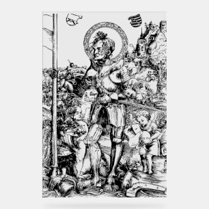 Saint George and the Dragon Great Martyr  Acrylic Sign