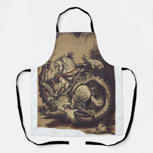 Saint George and the Dragon Great Martyr Apron